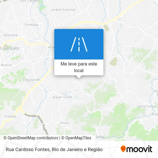 Rua Cardoso Fontes mapa
