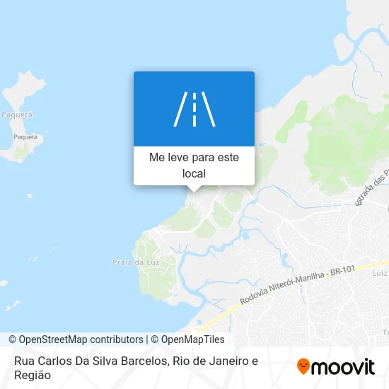 Rua Carlos Da Silva Barcelos mapa