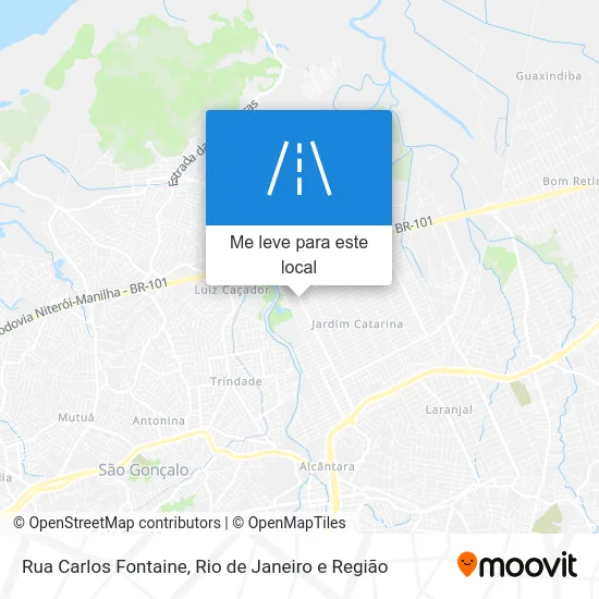 Rua Carlos Fontaine mapa