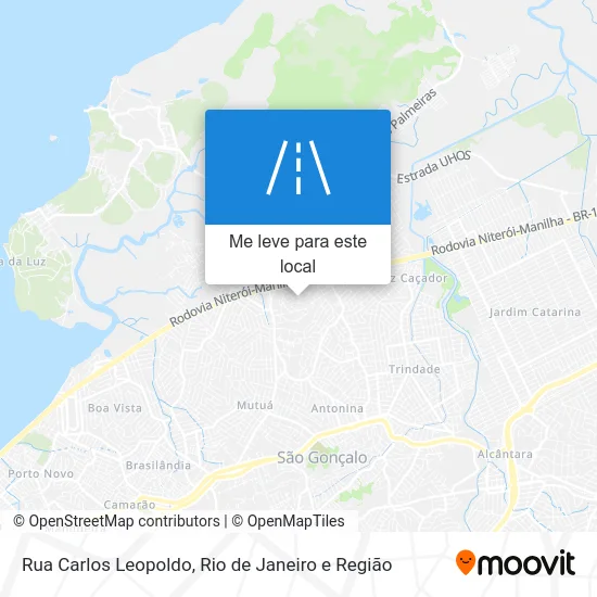 Rua Carlos Leopoldo mapa