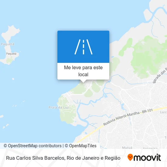 Rua Carlos Silva Barcelos mapa