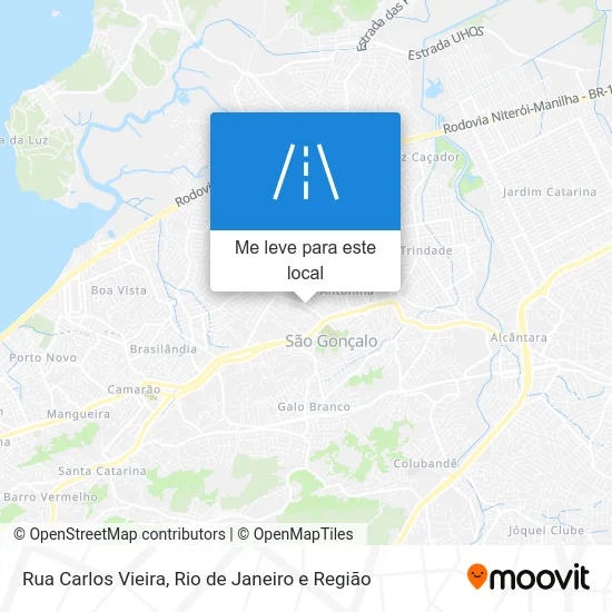 Rua Carlos Vieira mapa