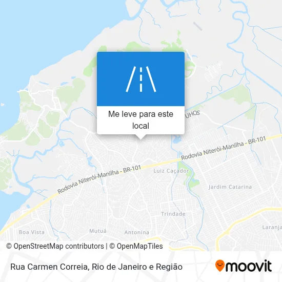 Rua Carmen Correia mapa