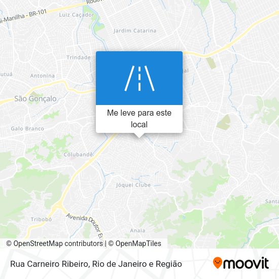 Rua Carneiro Ribeiro mapa