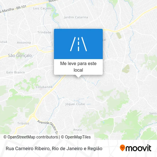 Rua Carneiro Ribeiro mapa