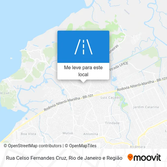Rua Celso Fernandes Cruz mapa