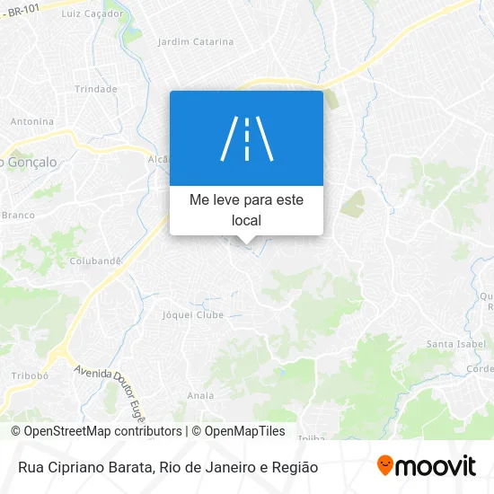Rua Cipriano Barata mapa