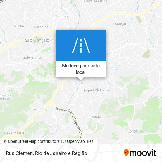 Rua Clemeri mapa