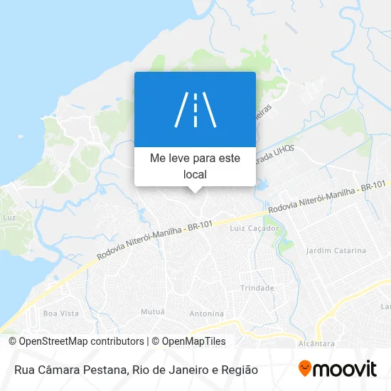 Rua Câmara Pestana mapa