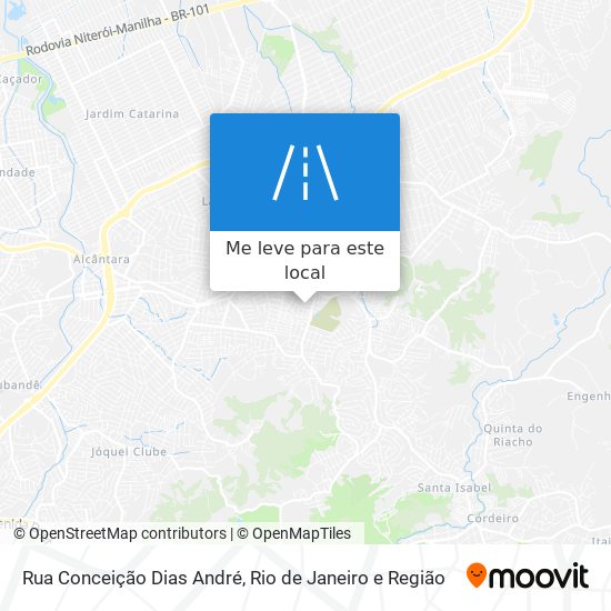 Rua Conceição Dias André mapa