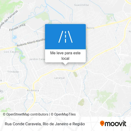 Rua Conde Caravela mapa