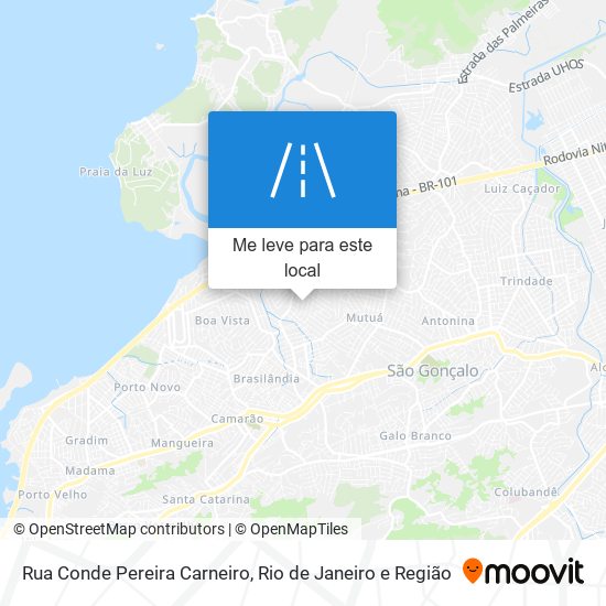 Rua Conde Pereira Carneiro mapa