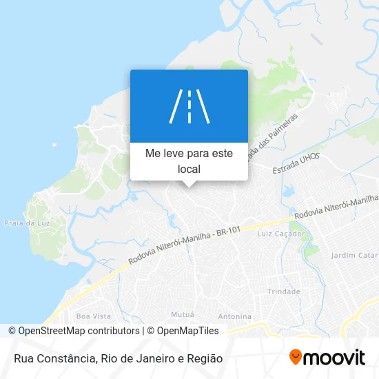 Rua Constância mapa