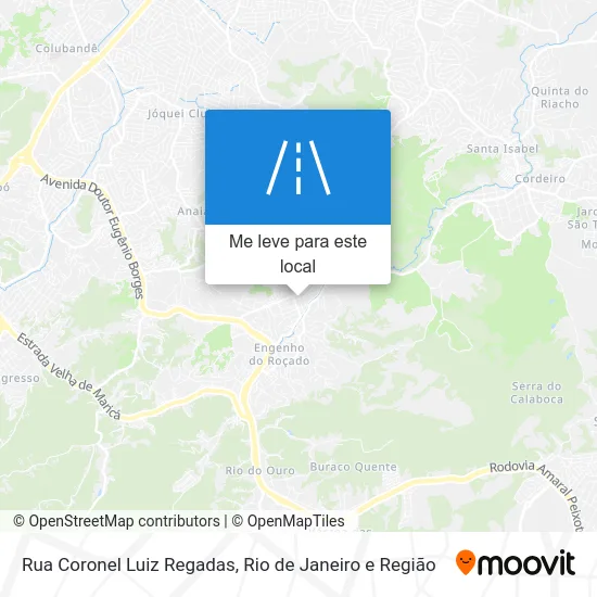 Rua Coronel Luiz Regadas mapa