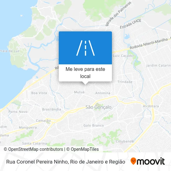 Rua Coronel Pereira Ninho mapa