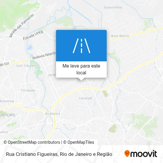 Rua Cristiano Figueiras mapa