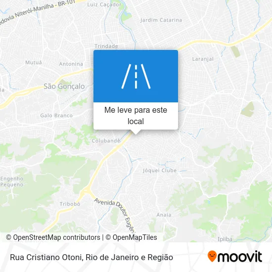Rua Cristiano Otoni mapa