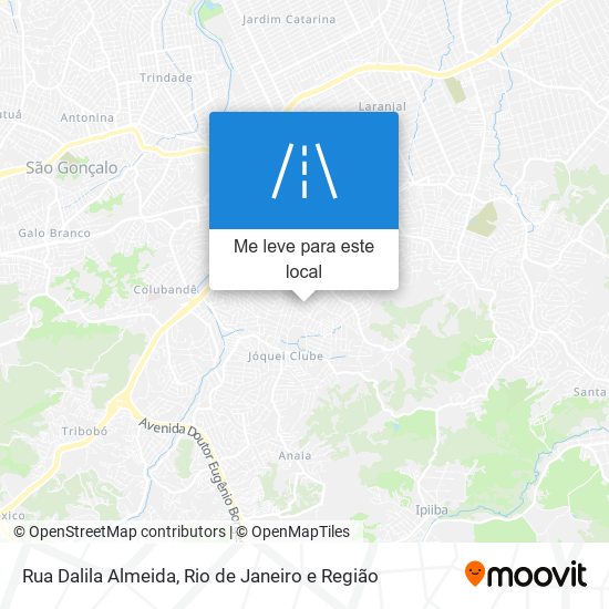 Rua Dalila Almeida mapa