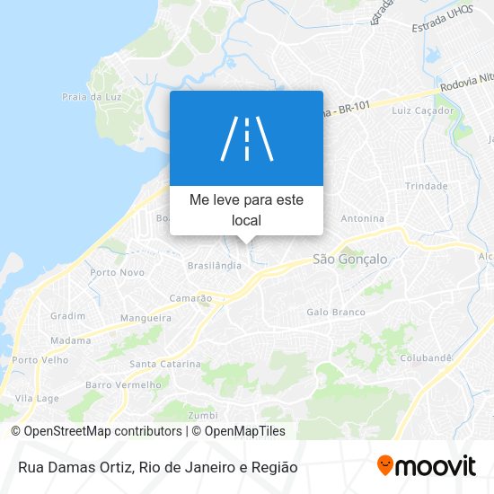 Rua Damas Ortiz mapa