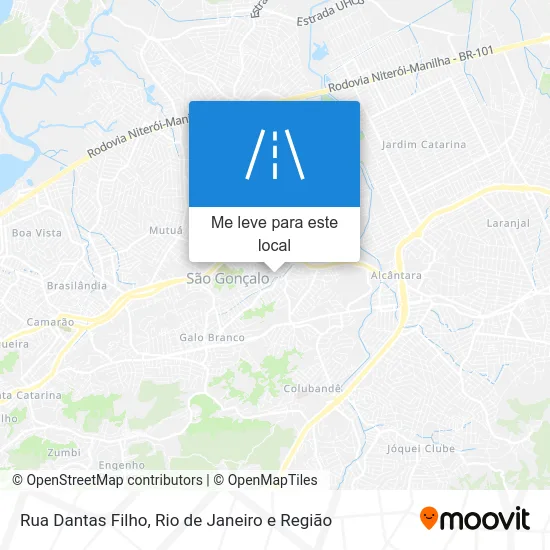 Rua Dantas Filho mapa