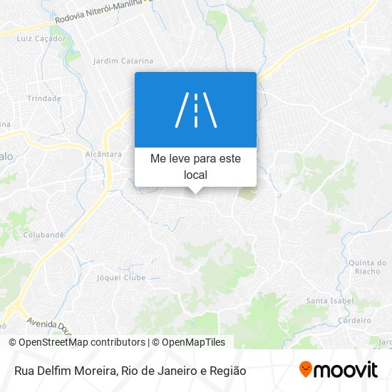 Rua Delfim Moreira mapa