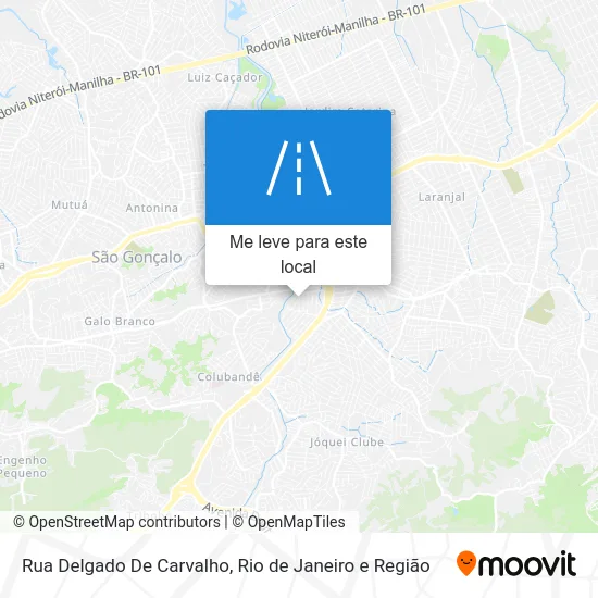 Rua Delgado De Carvalho mapa