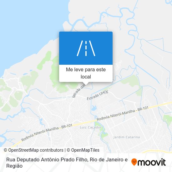 Rua Deputado Antônio Prado Filho mapa