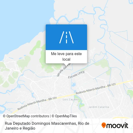 Rua Deputado Domingos Mascarenhas mapa