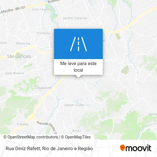 Rua Diniz Rafett mapa