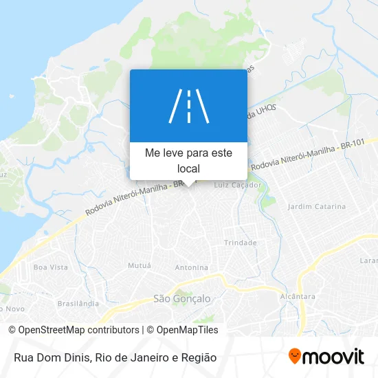 Rua Dom Dinis mapa