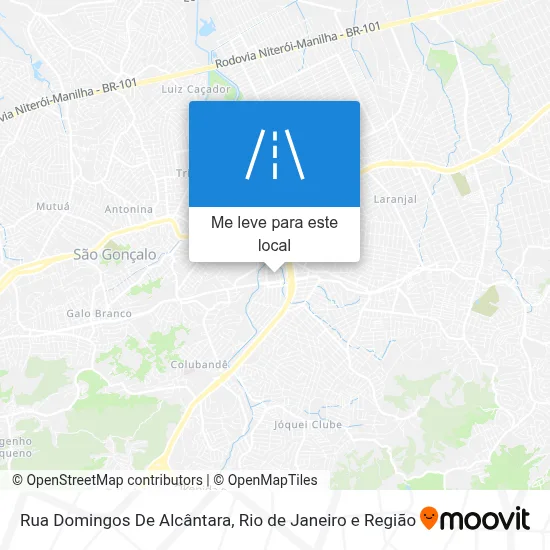 Rua Domingos De Alcântara mapa