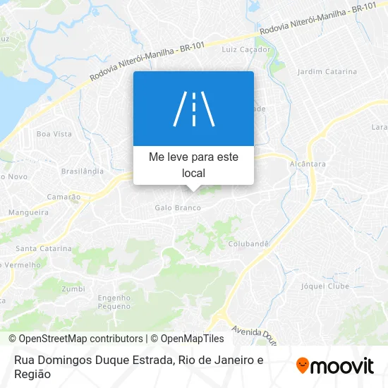 Rua Domingos Duque Estrada mapa