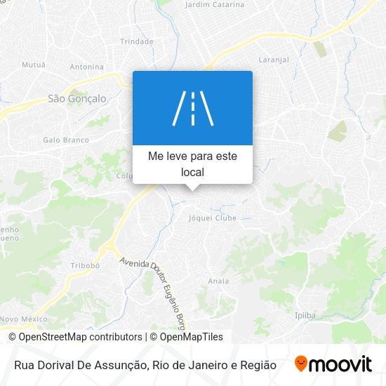 Rua Dorival De Assunção mapa