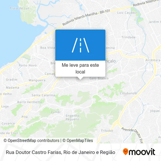 Rua Doutor Castro Farias mapa