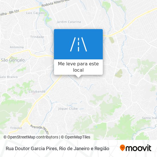 Rua Doutor Garcia Pires mapa