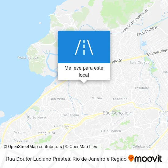 Rua Doutor Luciano Prestes mapa