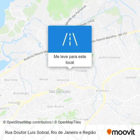 Rua Doutor Luís Sobral mapa