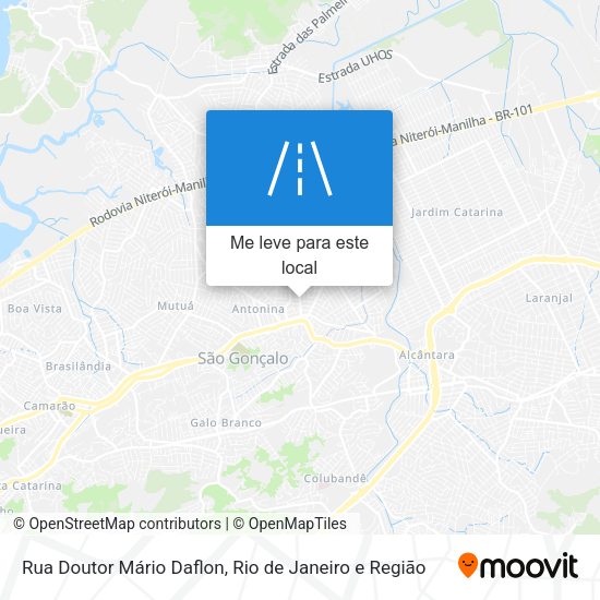 Rua Doutor Mário Daflon mapa