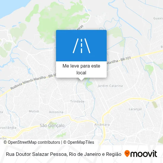 Rua Doutor Salazar Pessoa mapa