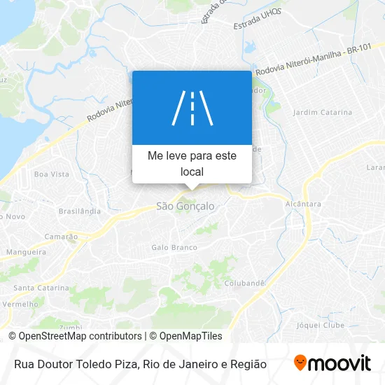 Rua Doutor Toledo Piza mapa