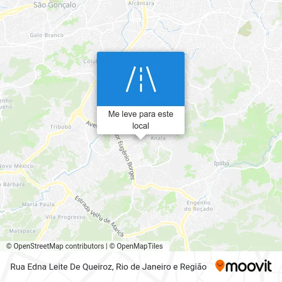 Rua Edna Leite De Queiroz mapa