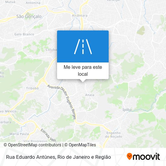 Rua Eduardo Antûnes mapa