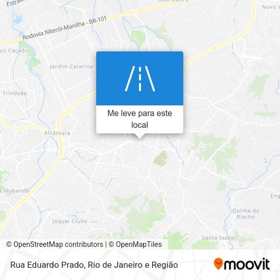 Rua Eduardo Prado mapa
