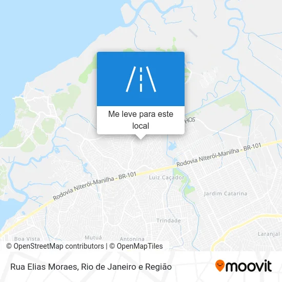 Rua Elias Moraes mapa