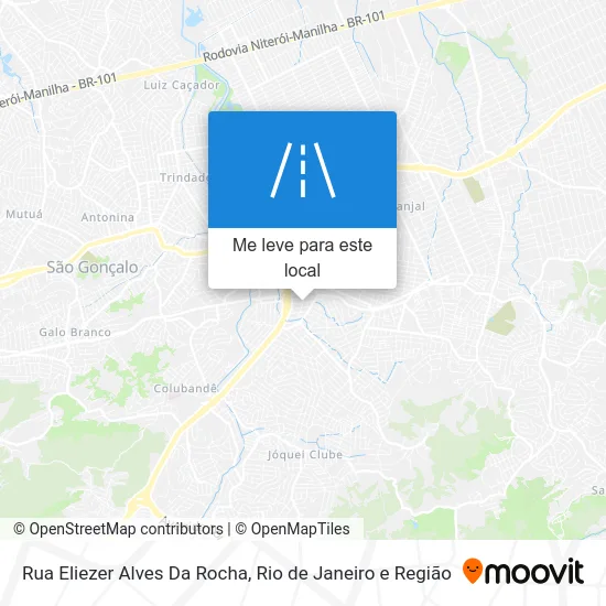 Rua Eliezer Alves Da Rocha mapa