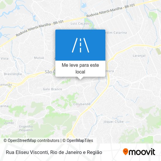 Rua Eliseu Visconti mapa