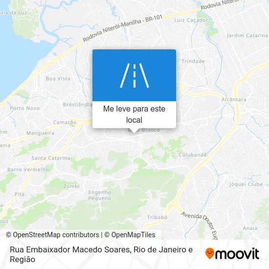 Rua Embaixador Macedo Soares mapa