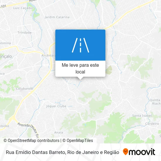 Rua Emídio Dantas Barreto mapa