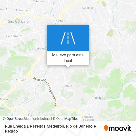 Rua Eneida De Freitas Medeiros mapa