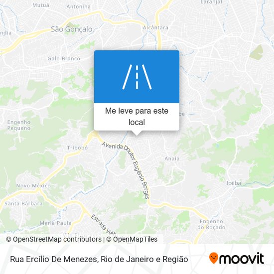 Rua Ercílio De Menezes mapa